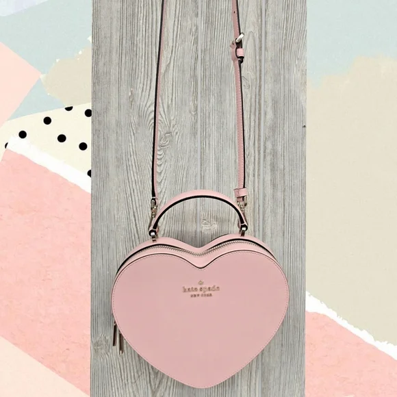 Kate Spade Love Shack Heart Satchel/Crossbody Bag - Picture 2 of 9